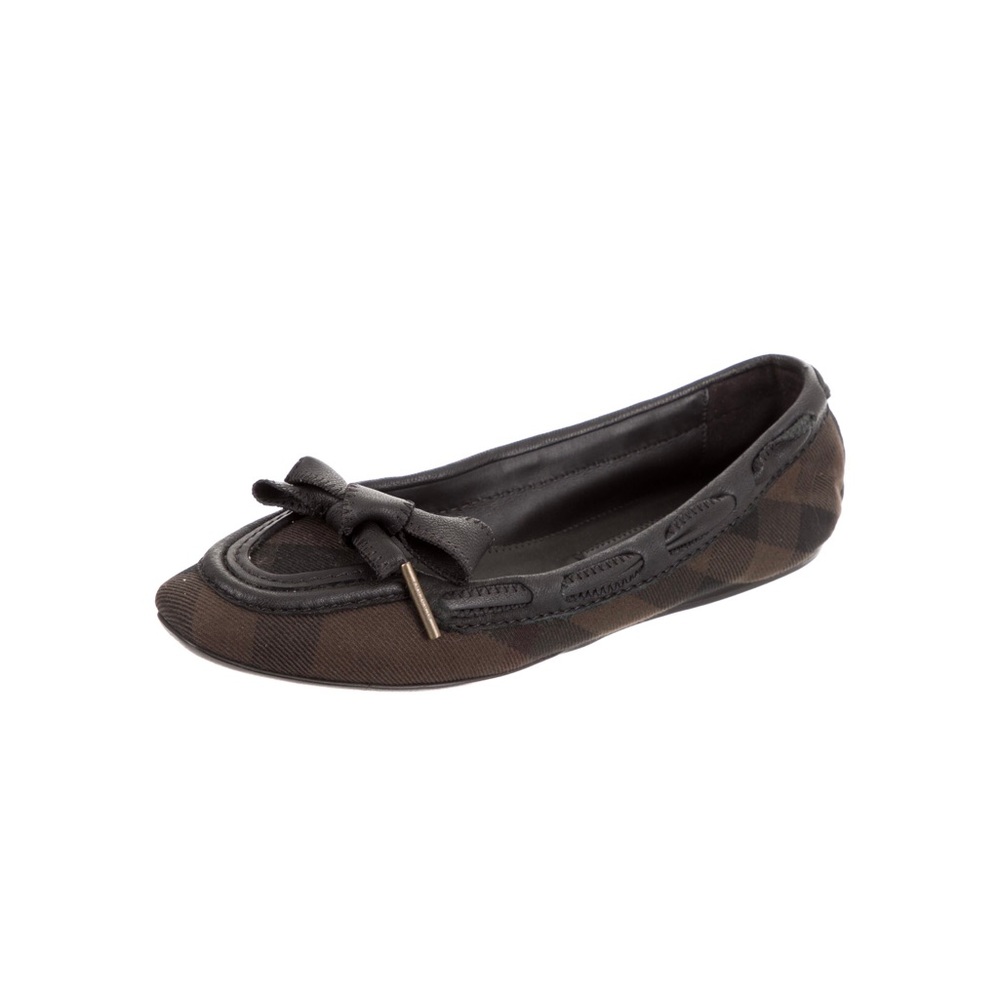 Burberry Smoked Check Flats - Size US8 or EU 39